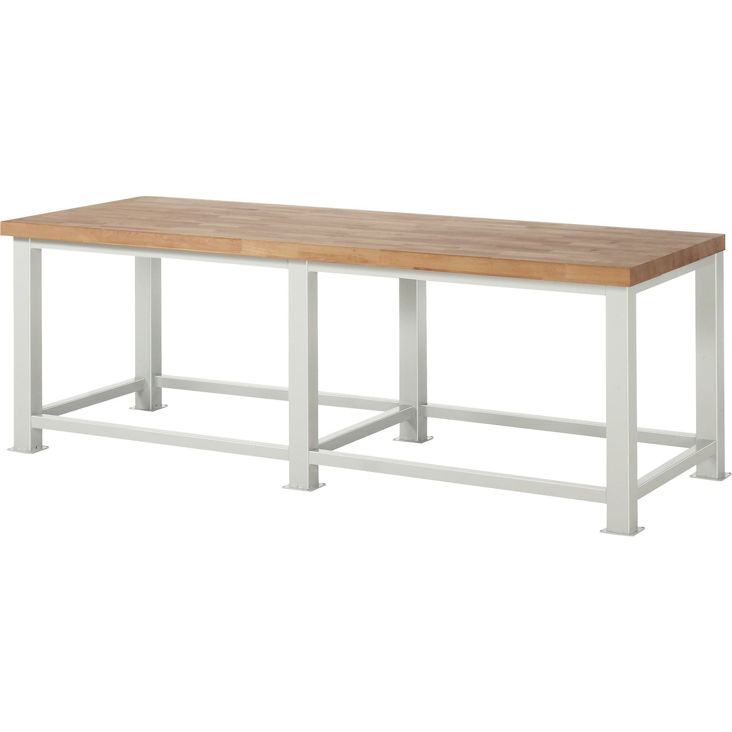 Heavy-duty workbench, without substructure, WxD 2500 x 900 mm, max. load 2500 kg.