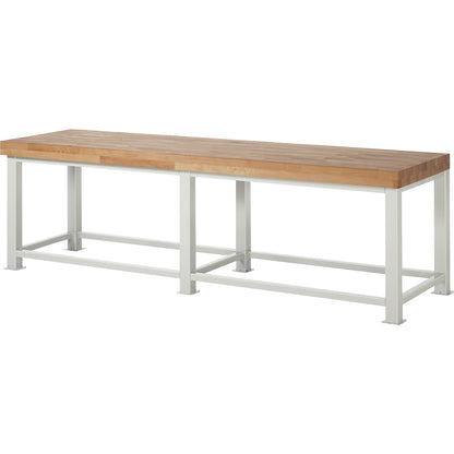 Heavy-duty workbench, without substructure, WxD 3000 x 900 mm, load capacity 4500 kg.