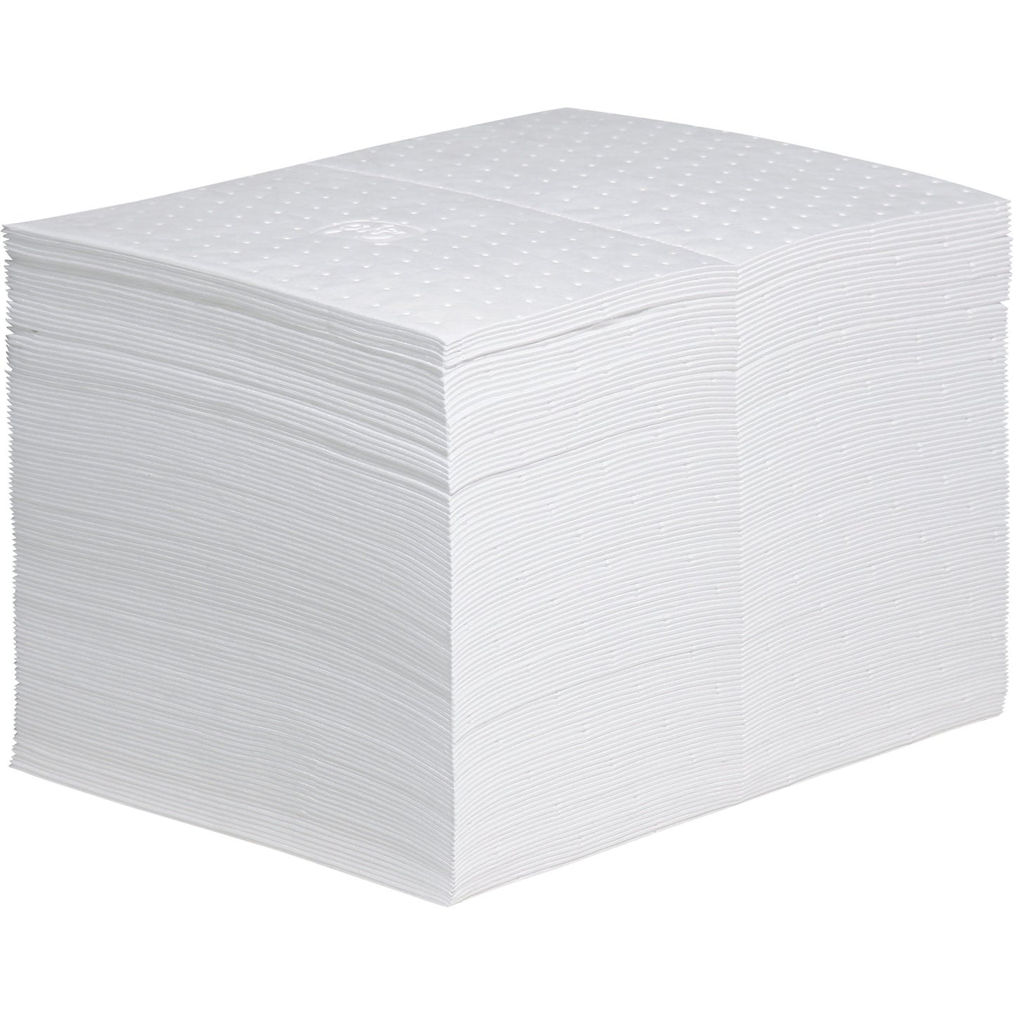 Oil-Only absorbent sheeting mat, heavy-weight version, pack of 100, WxL 380 x 510 mm.