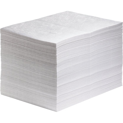Oil-Only absorbent sheeting mat, lightweight version, pack of 200, WxL 380 x 510 mm.