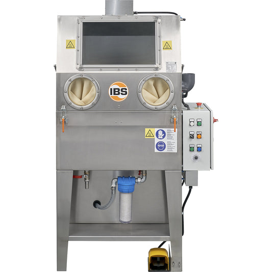 Parts cleaning device type WD-100, load capacity 50 kg, work surface WxD 790 x 590 mm.