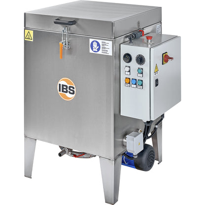 Parts cleaner Mini 60 U 400 V, load capacity 100 kg, work surface WxD 600 x 600 mm.