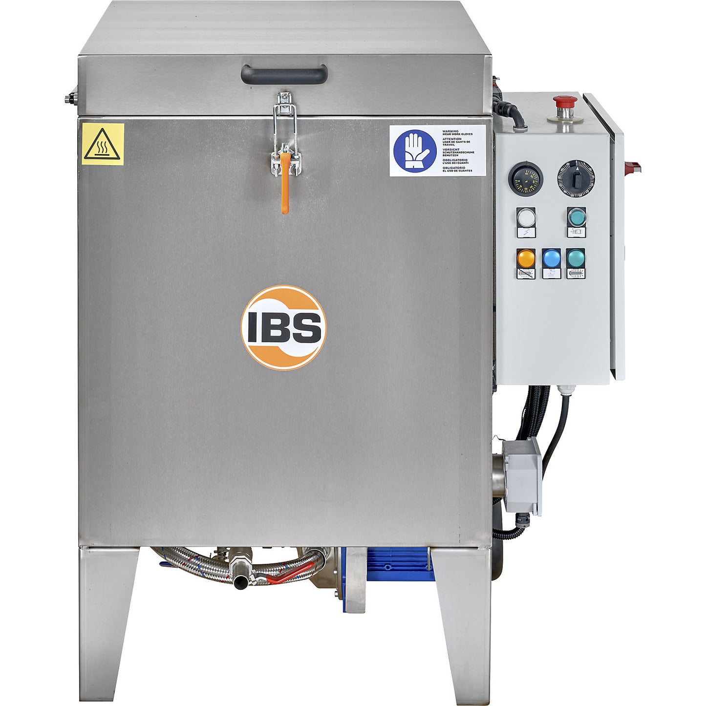 Parts cleaner Mini 60 U 400 V, load capacity 100 kg, work surface WxD 600 x 600 mm.