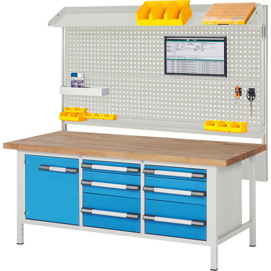 , with system build-up 6, WxD 2000 x 900 mm.