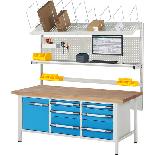 , with system build-up 7, WxD 2000 x 900 mm.