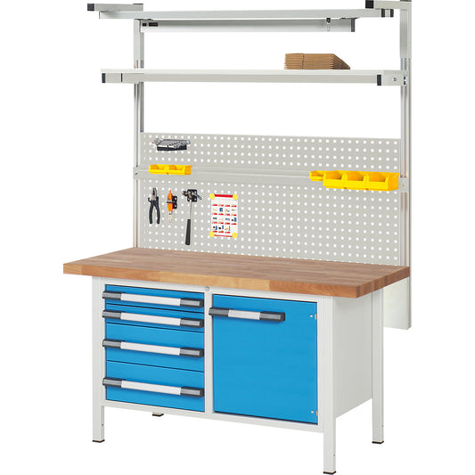 , with system structure 8, WxD 1500 x 700 mm.