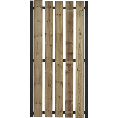 Bicycle shelter, HxW 2360 x 5600 mm, sheet metal/wood, depth 5150 mm, base unit.
