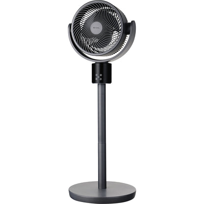 2 in 1 Digital pedestal and desk fan, HxWxD 950 x 330 x 330 mm, grey.