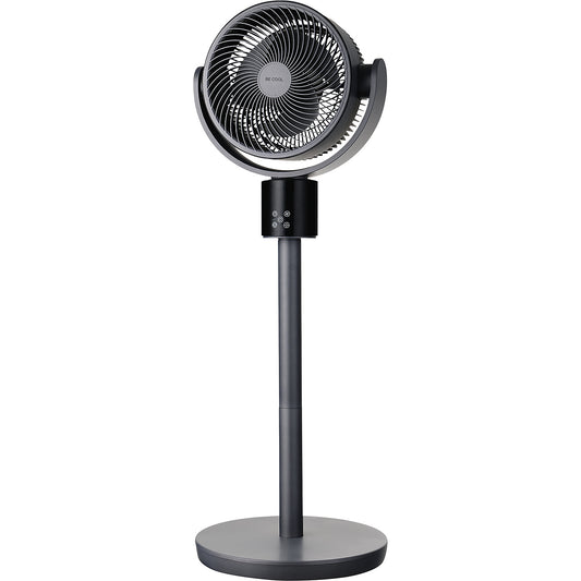 2 in 1 Digital pedestal and desk fan, HxWxD 950 x 330 x 330 mm, grey.