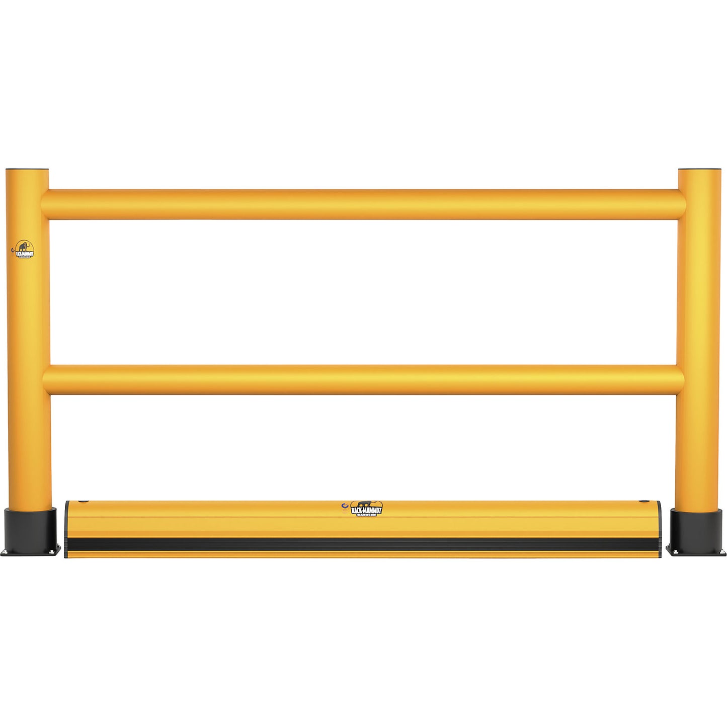 Handrail, 2 crossbars with floor barrier, length 2000 mm.