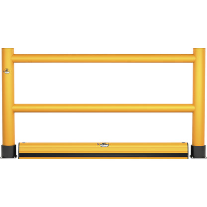Handrail, 2 crossbars with floor barrier, length 2000 mm.
