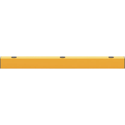 Floor barrier, length 1200 mm, traffic yellow.