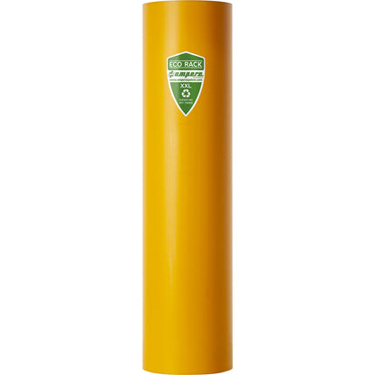 Impact protection for pallet racking, made of recycled plastic, upright frame width 110 - 130 mm.