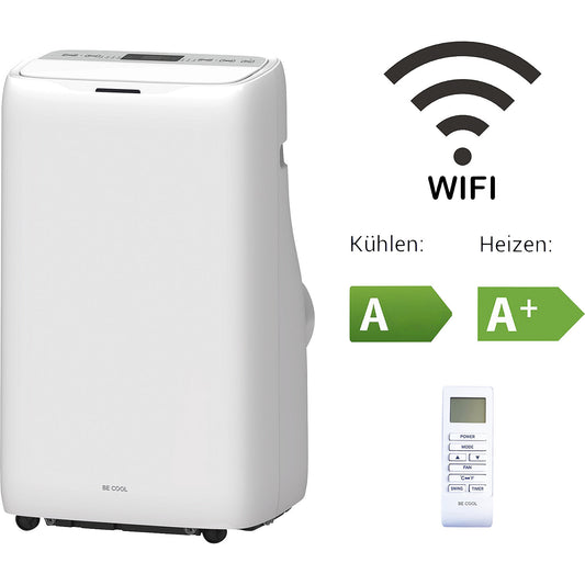 16,000 BTU Air conditioner, with heating function and Wifi, white.