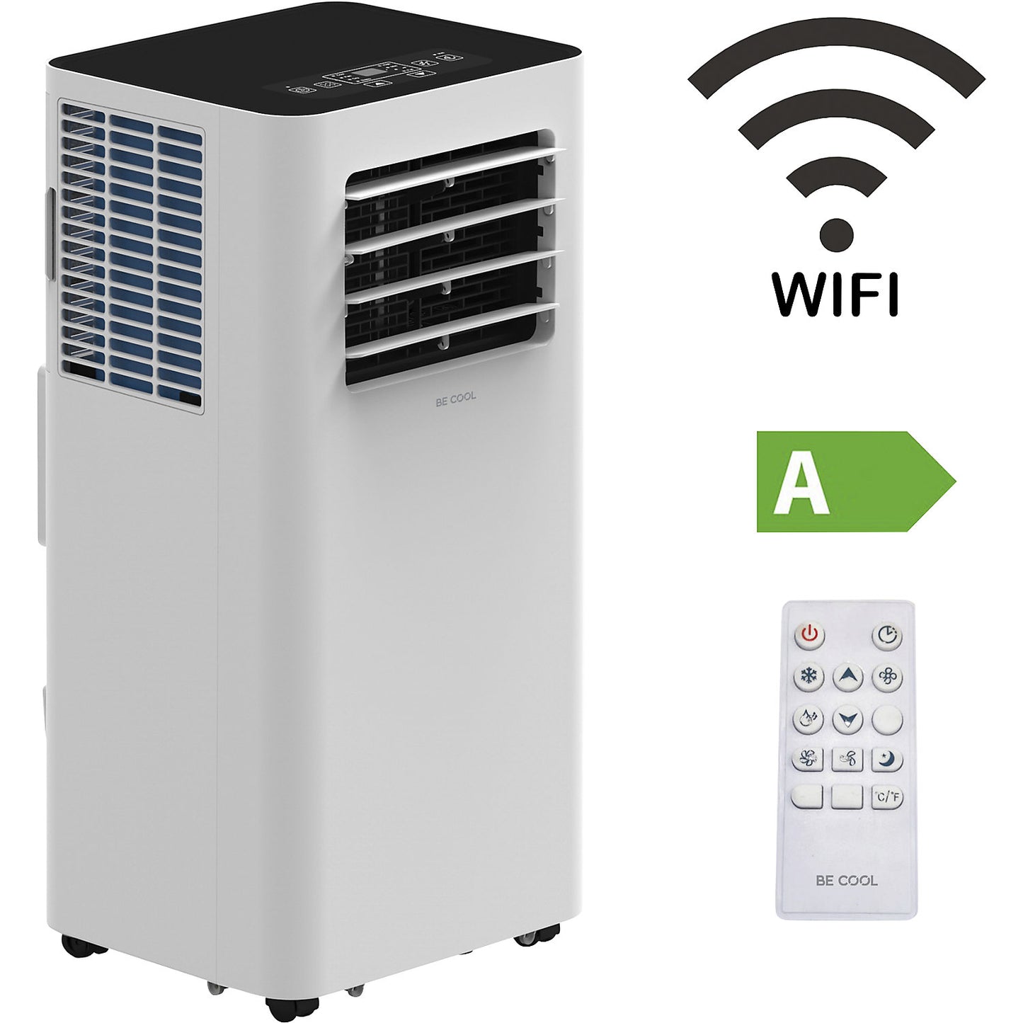 Air conditioner 14.000 BTU, with Wifi, white.