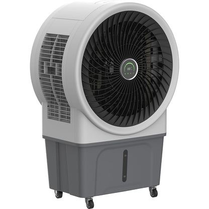 Premium air cooler, 52 l, white/grey.