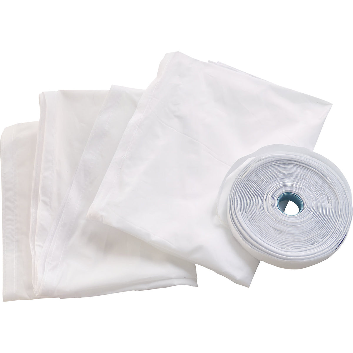 Roof window seal, HxWxD 2000 x 390 x 3 mm, white.