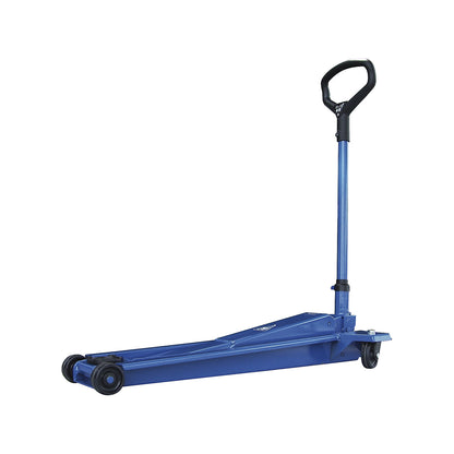 Hydraulic trolley jack DK13HLQ, for passenger cars with low overall height, max. load 1300 kg.