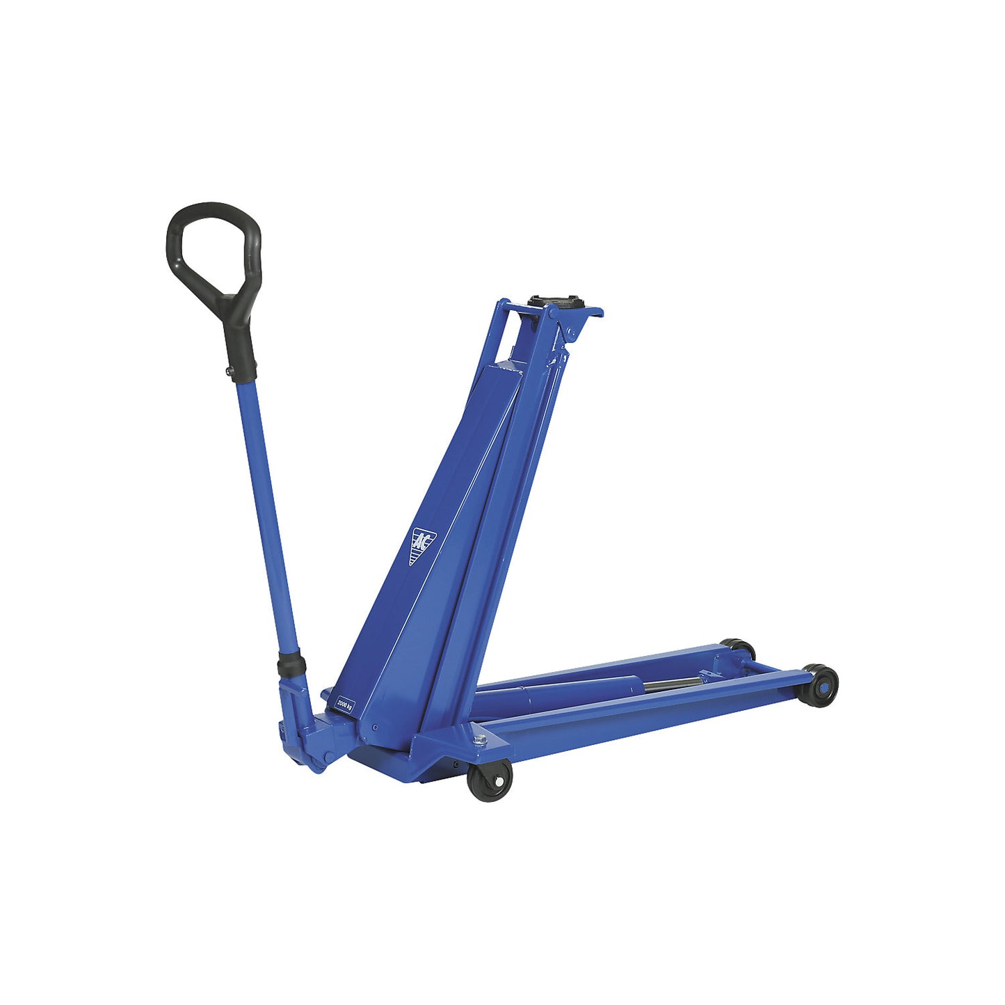 Hydraulic trolley jack DK20HLQ, for off-road vehicles and small vans, load capacity 2000 kg.