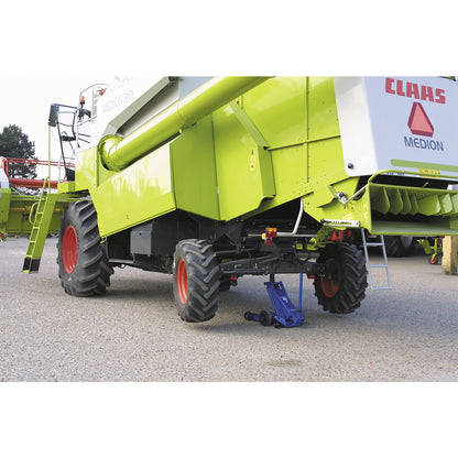 Hydraulic trolley jack, for trucks, agricultural and construction machinery, max. load 4000 kg.