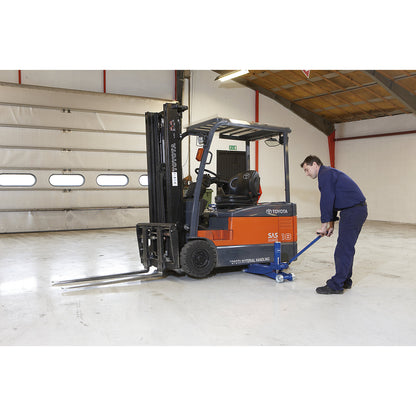 Car jack FJ40, for forklift trucks, max. load 4000 / 5000 kg.
