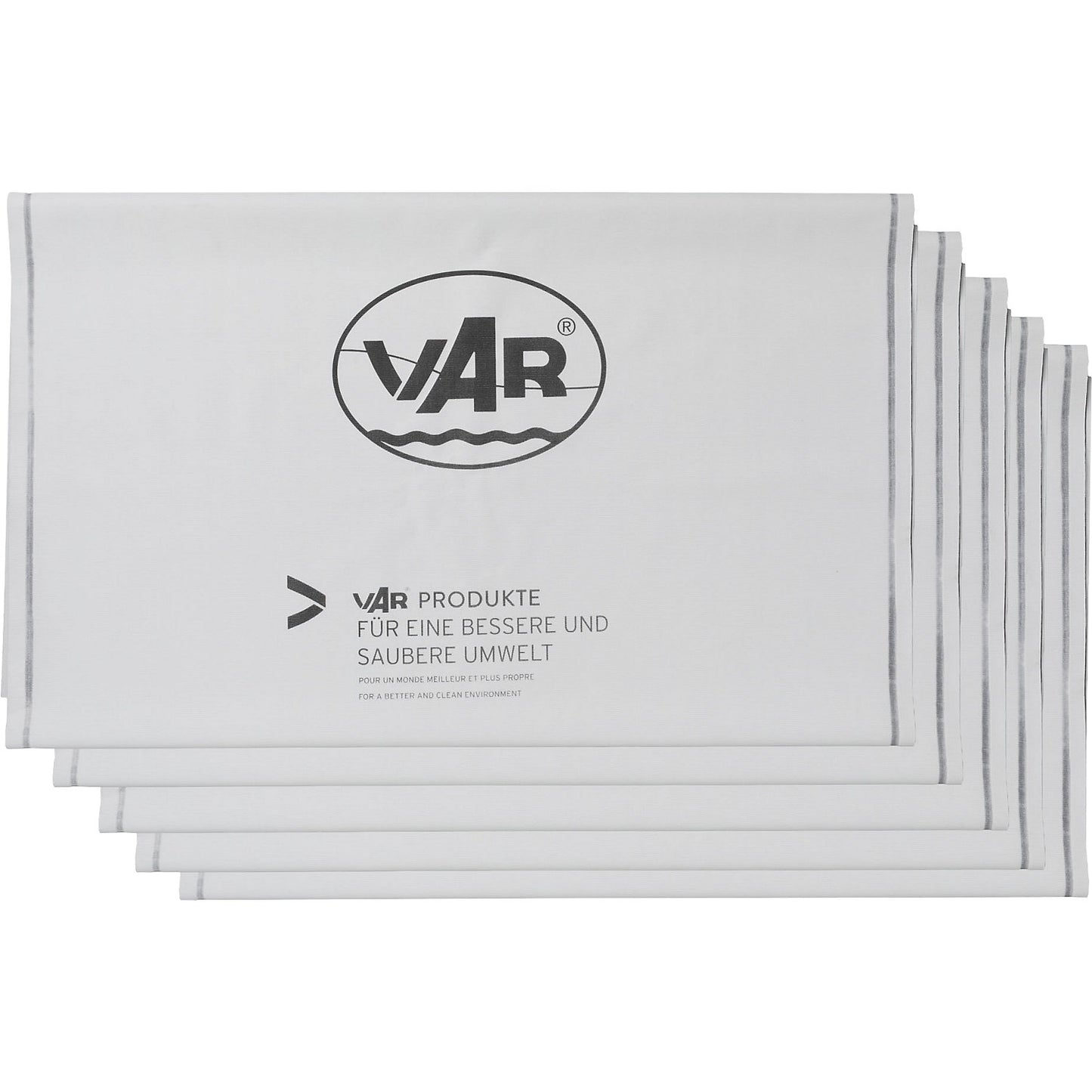 Reusable bags, capacity 80 l, grey, pack of 5.