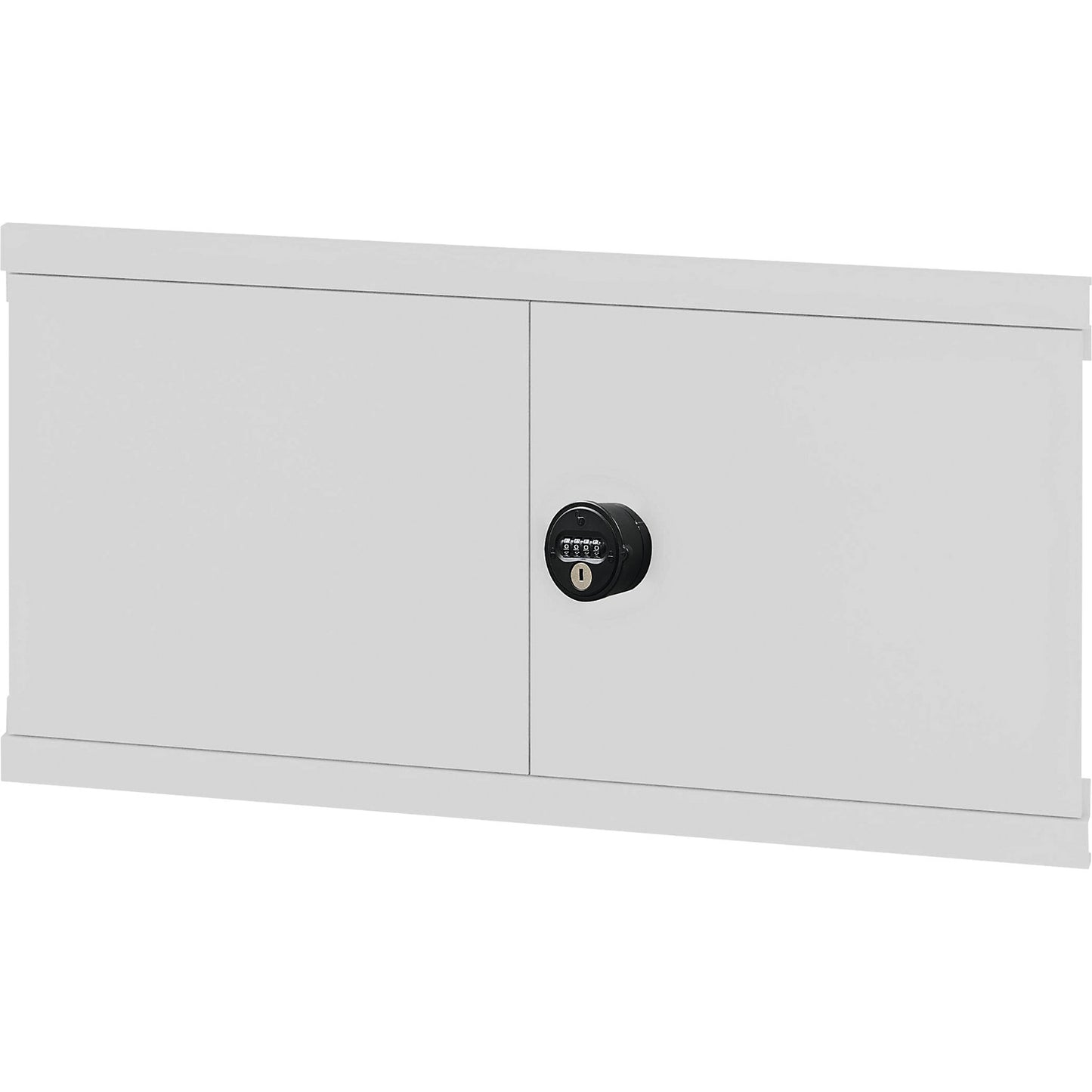 Hinged door, rotary latch, HxW 500 x 750 mm, light grey.