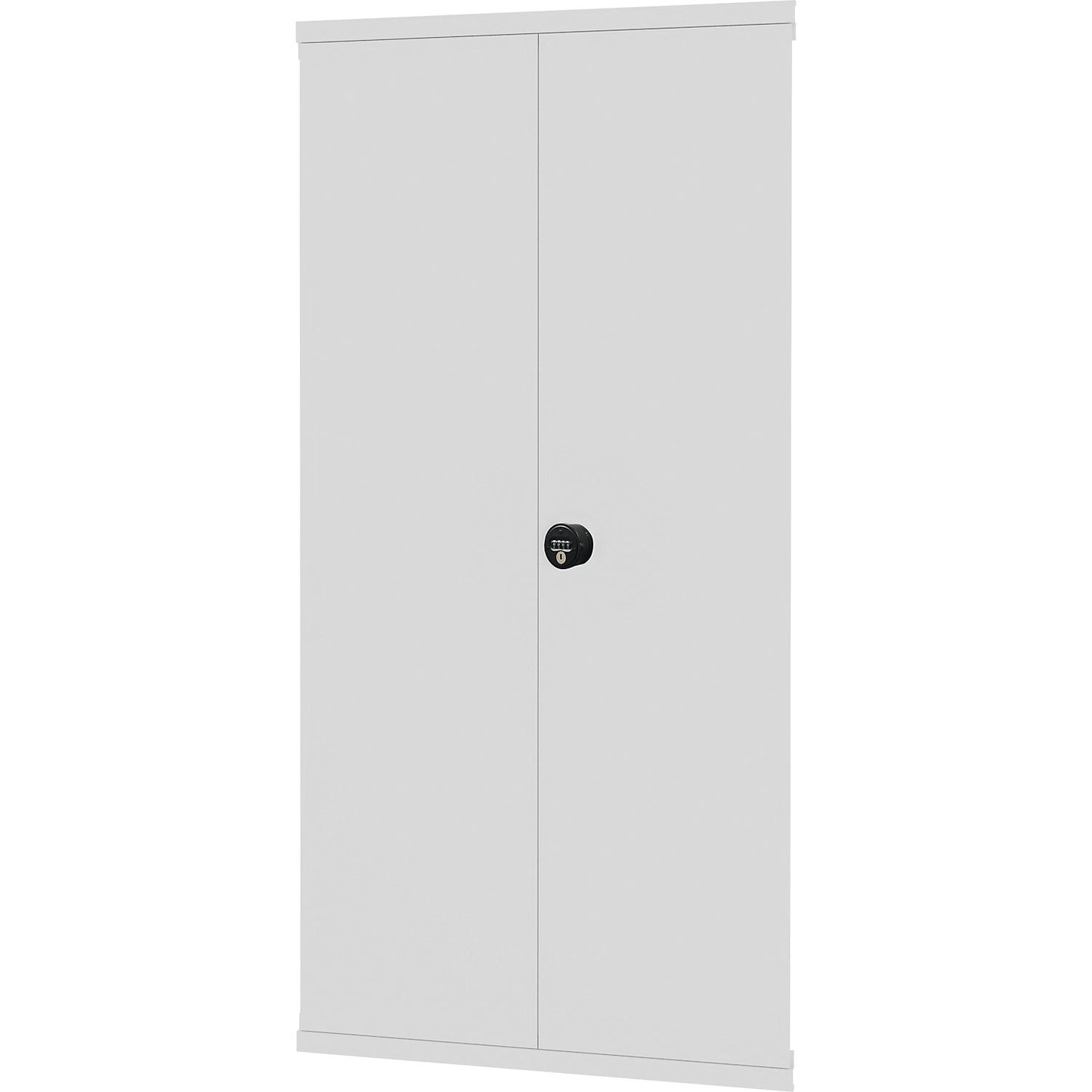 Hinged door, rotary latch, HxW 2000 x 750 mm, light grey.