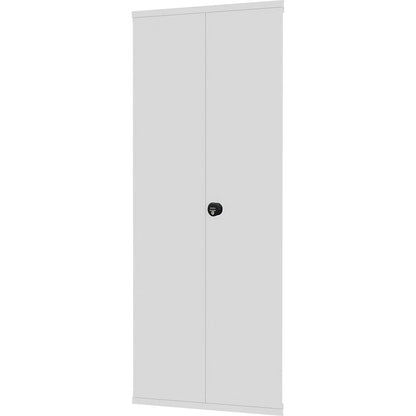 Hinged door, rotary latch, HxW 2500 x 1000 mm, light grey.