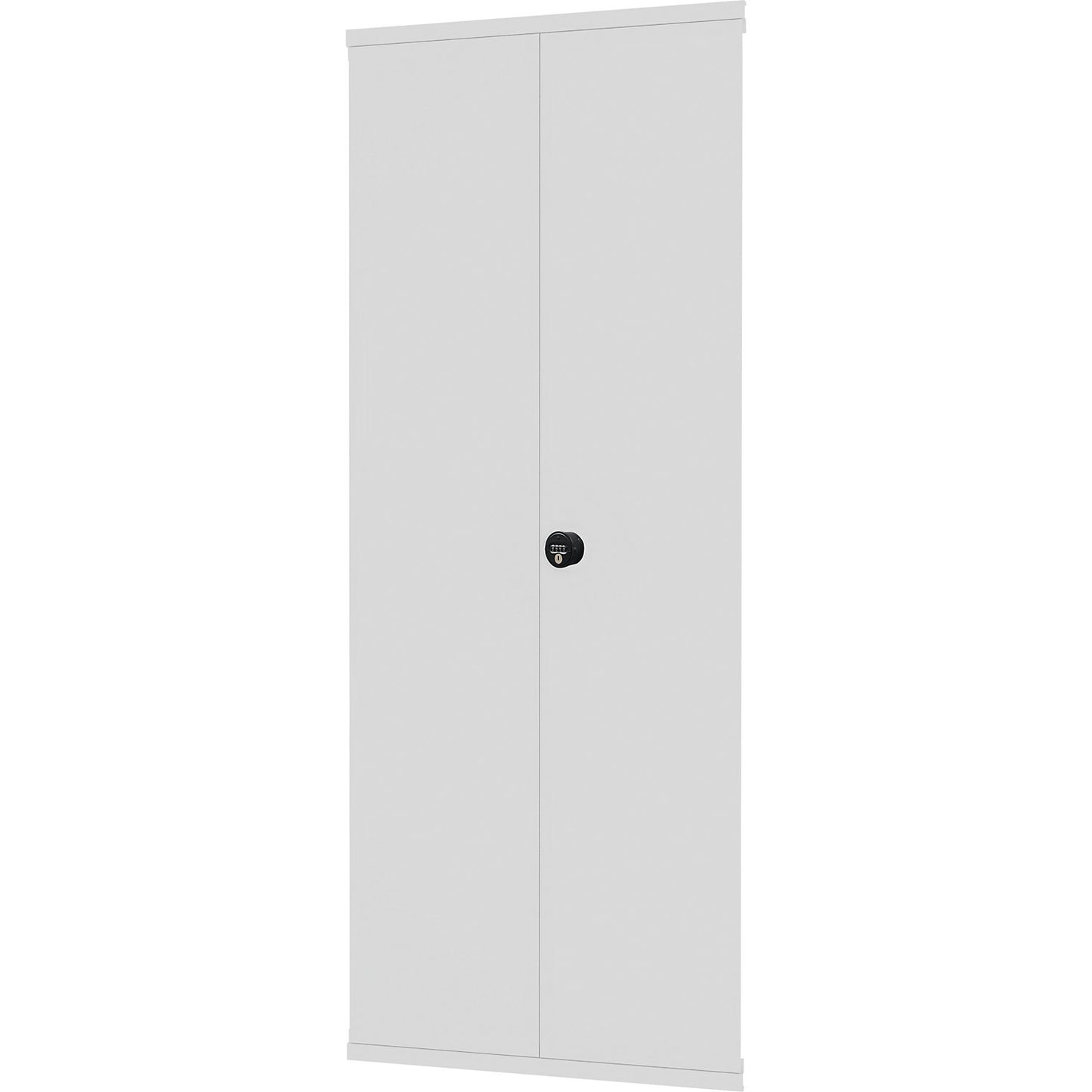 Hinged door, rotary latch, HxW 2500 x 750 mm, light grey.