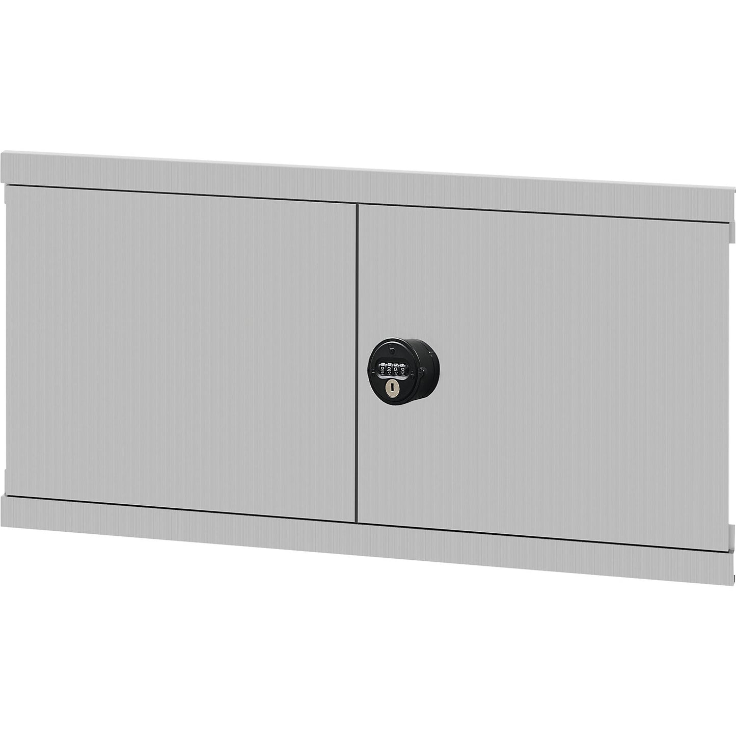Hinged door, rotary latch, HxW 500 x 1300 mm, zinc plated.