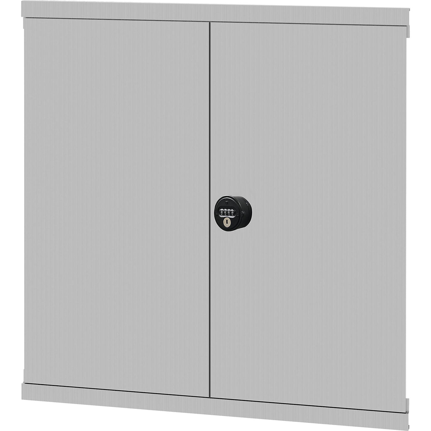 Hinged door, rotary latch, HxW 1000 x 1000 mm, zinc plated.