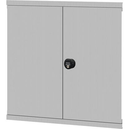 Hinged door, rotary latch, HxW 1000 x 1000 mm, zinc plated.