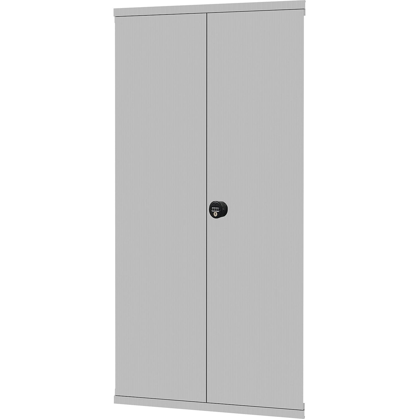 Hinged door, rotary latch, HxW 2000 x 1000 mm, zinc plated.