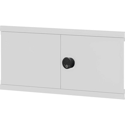 Hinged door, RFID lock, HxW 500 x 750 mm, light grey.