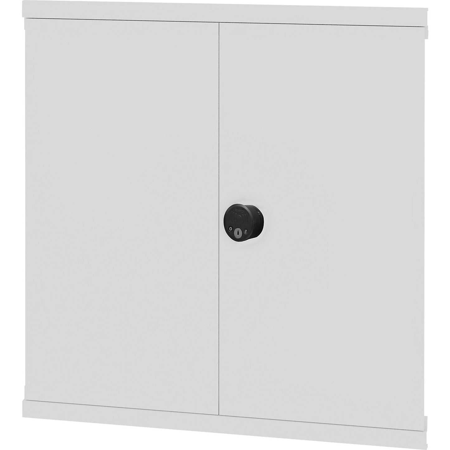 Hinged door, RFID lock, HxW 1000 x 750 mm, light grey.