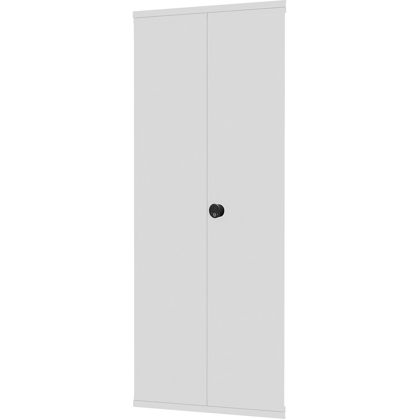 Hinged door, RFID lock, HxW 2500 x 750 mm, light grey.