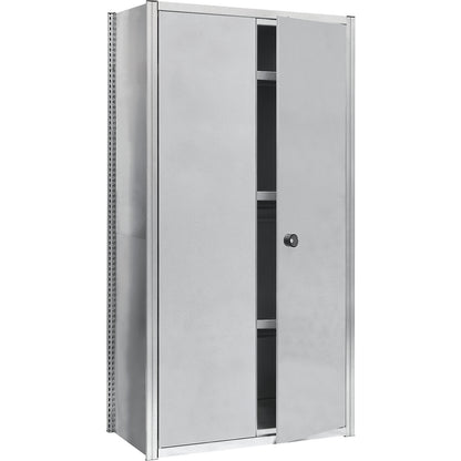 Hinged door, RFID lock, HxW 2000 x 750 mm, zinc plated.
