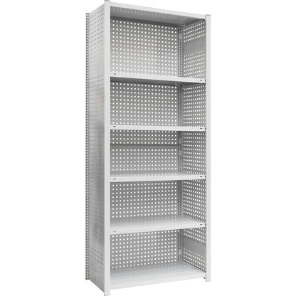 Rear panel, made of steel, HxW 3000 x 750 mm, light grey.