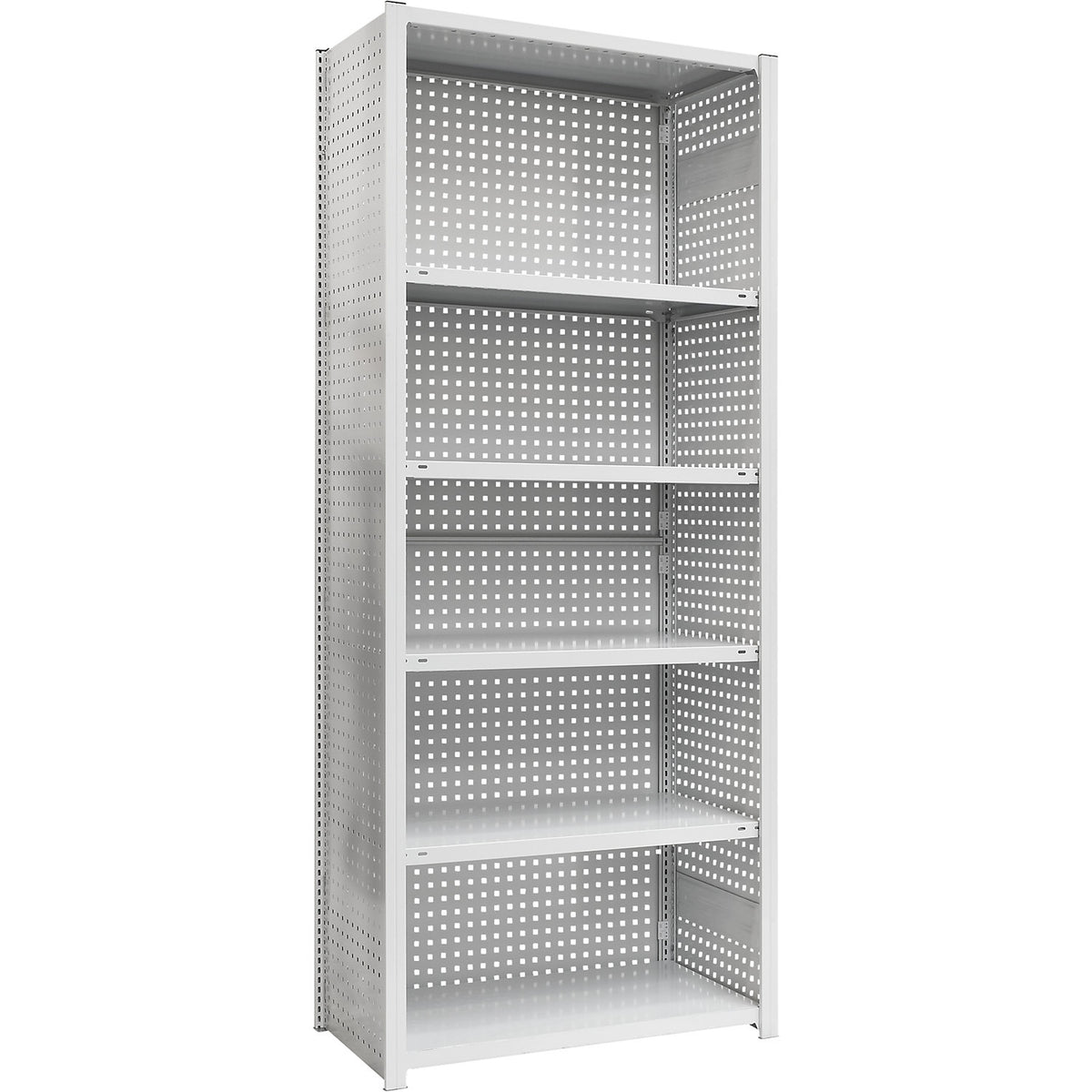 Rear panel, made of steel, HxW 2500 x 1000 mm, light grey.