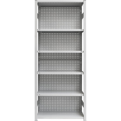 Rear panel, made of steel, HxW 3000 x 750 mm, light grey.