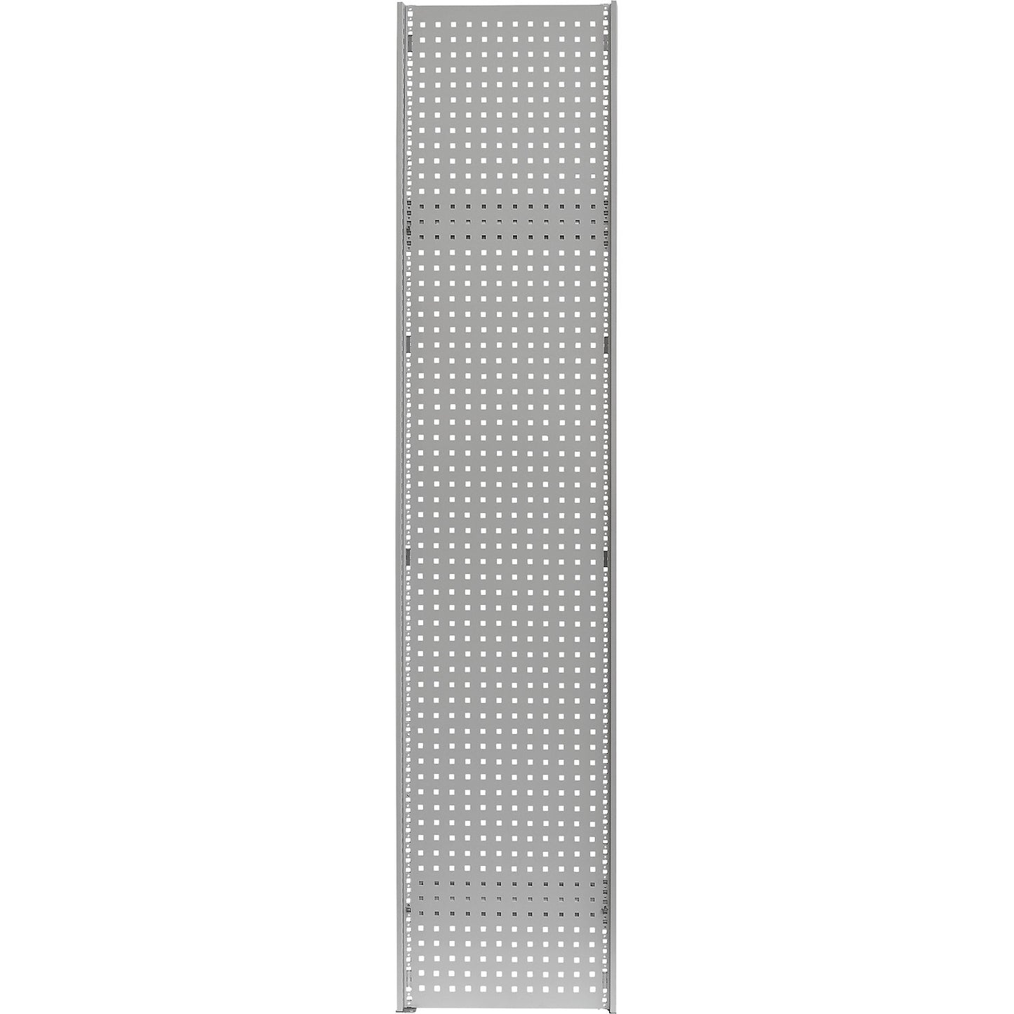Perforated side panel QG 10-38, light grey, HxW 2000 x 500 mm.