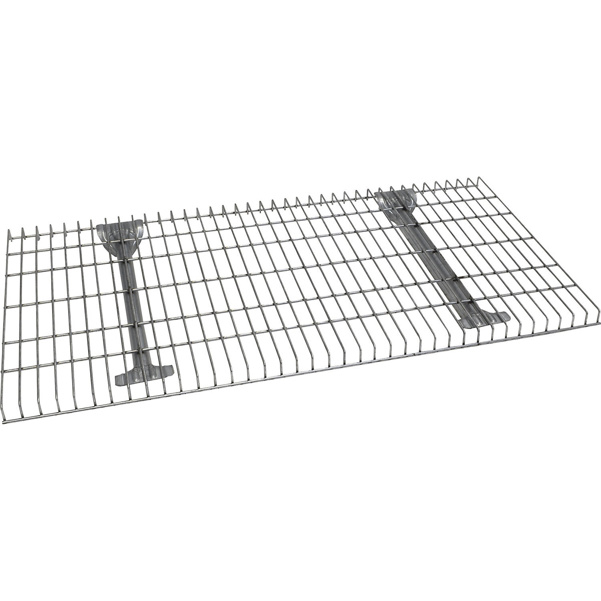 Wire mesh shelf, zinc plated, for sprinklers incl. crossbars, WxD 1300 x 600 mm.