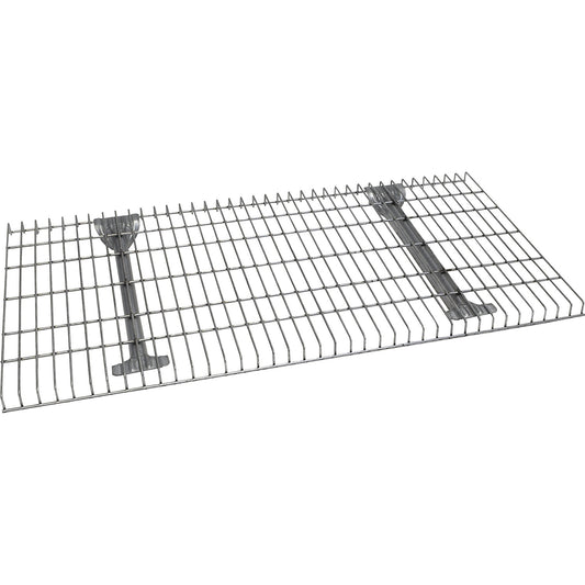 Wire mesh shelf, zinc plated, for sprinklers incl. crossbars, WxD 750 x 500 mm.