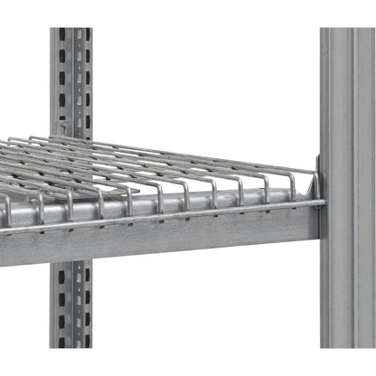 Sprinkler boltless shelving unit, double-sided, zinc plated, HxWxD 2500 x 1300 x 800 mm, extension shelf unit.