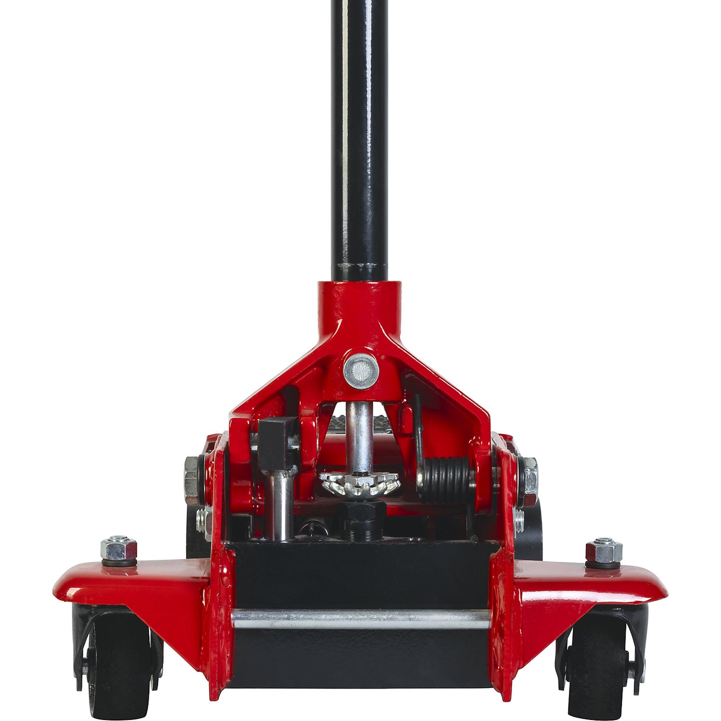 Trolley jack, made of steel, max. load 3000 kg.