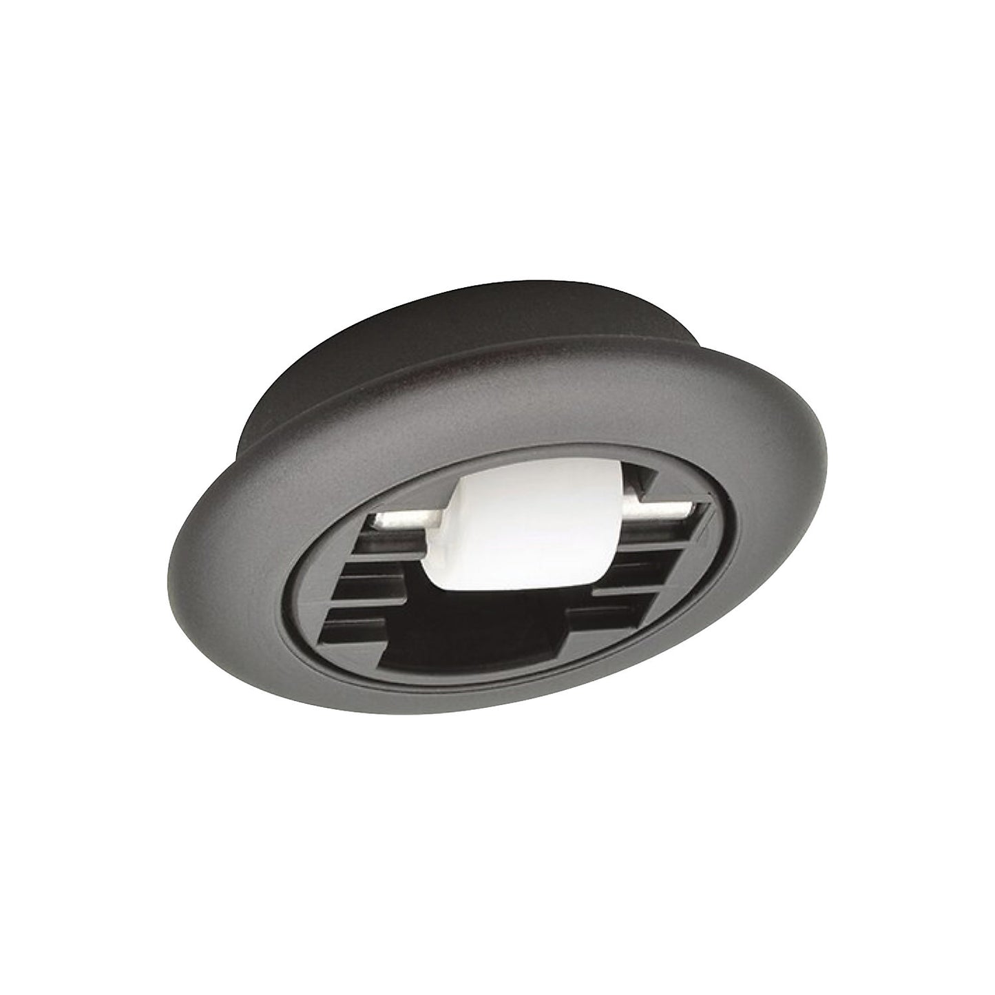 Furniture castor Roller-Mini, hole ØxH 40 x 11 mm, hard, for soft floors, plain bearing, swivel castor.