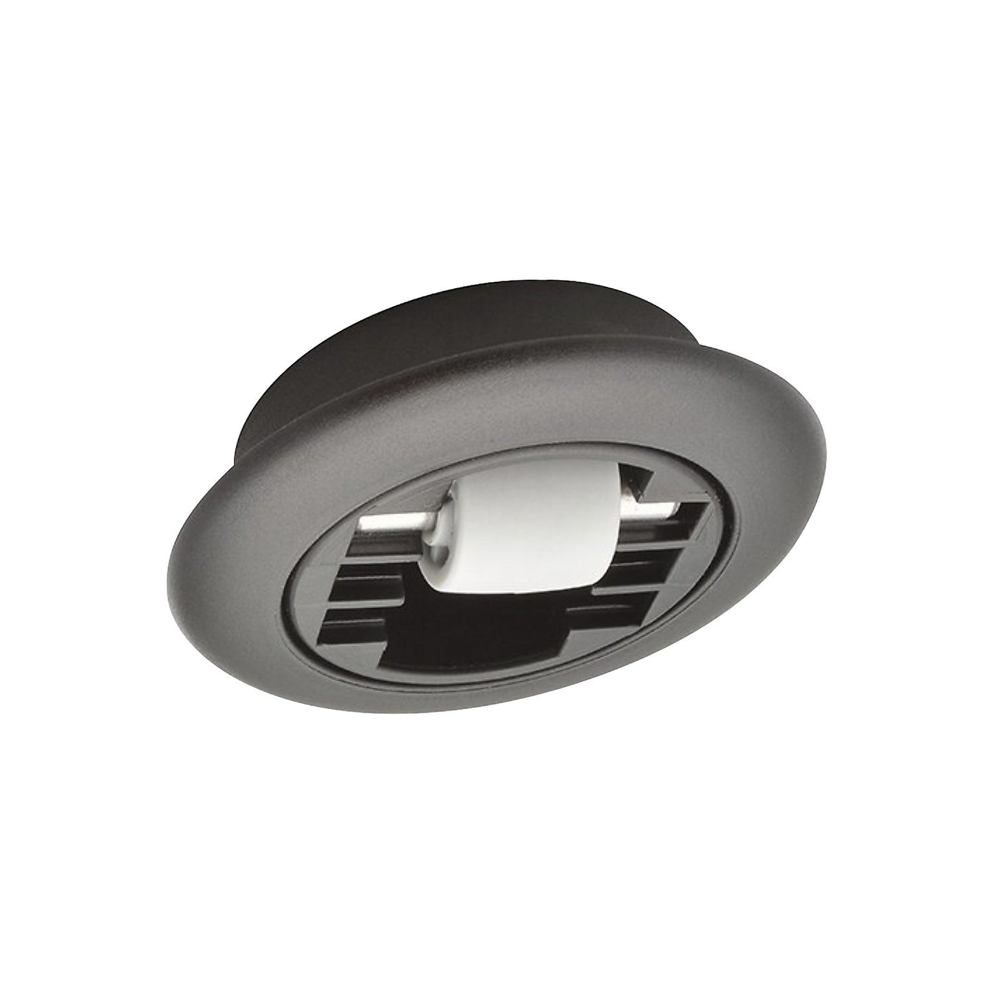 Furniture castor Roller-Mini, hole ØxH 40 x 11 mm, soft, for hard floors, plain bearing, swivel castor.