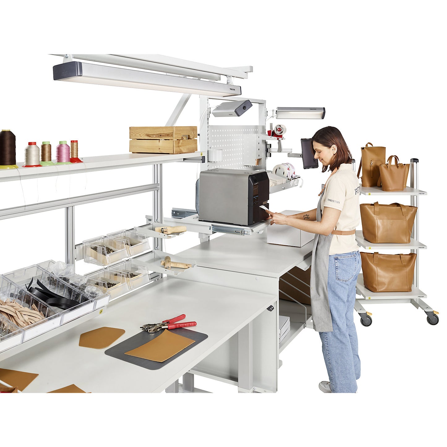 Support profile set, for Treston QuatreX, width 1060 mm.