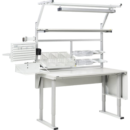 BP box profile, width 985 mm, light grey RAL 7035.